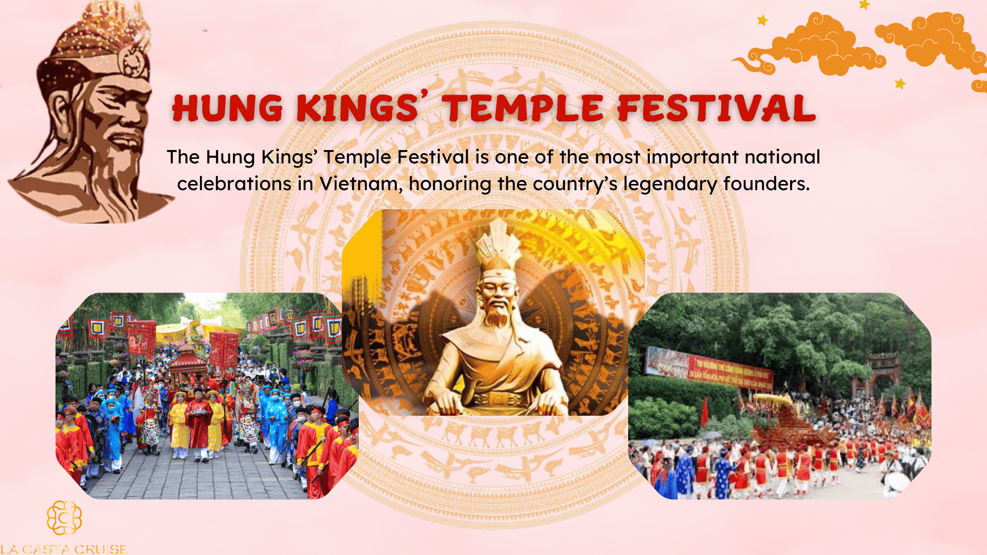 sacred event honoring national ancestors and a must-see among Vietnam festivals for tourists.