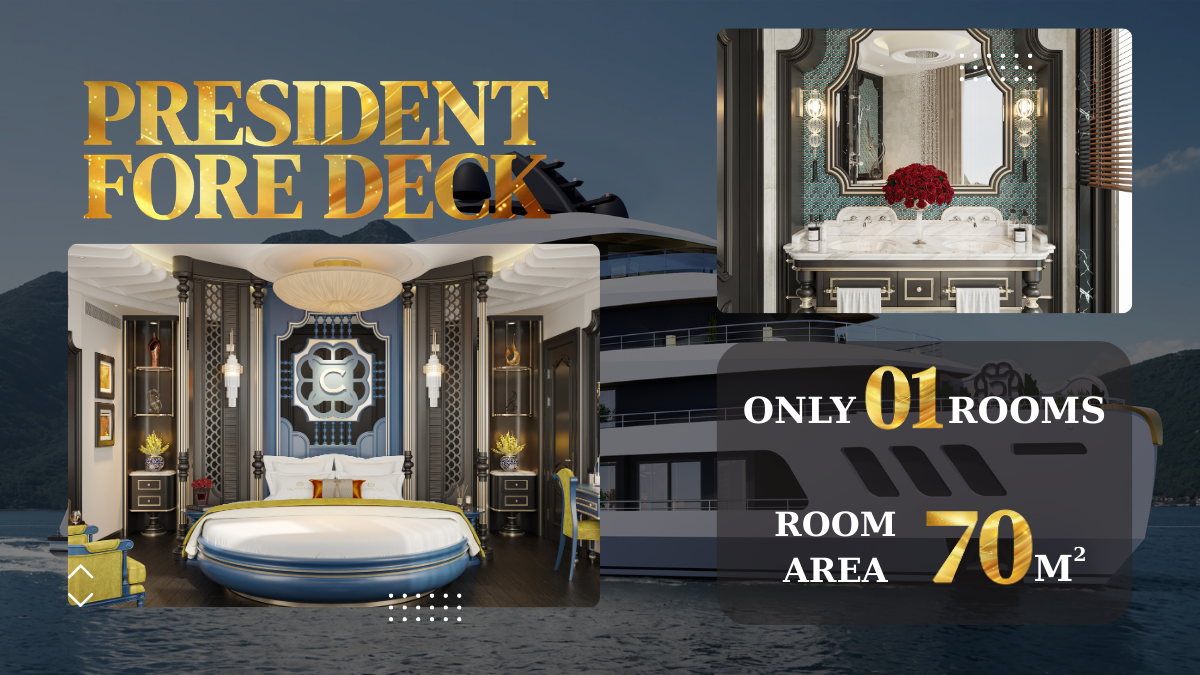President Fore Deck - Ultimate Luxury La Casta Star cabins
