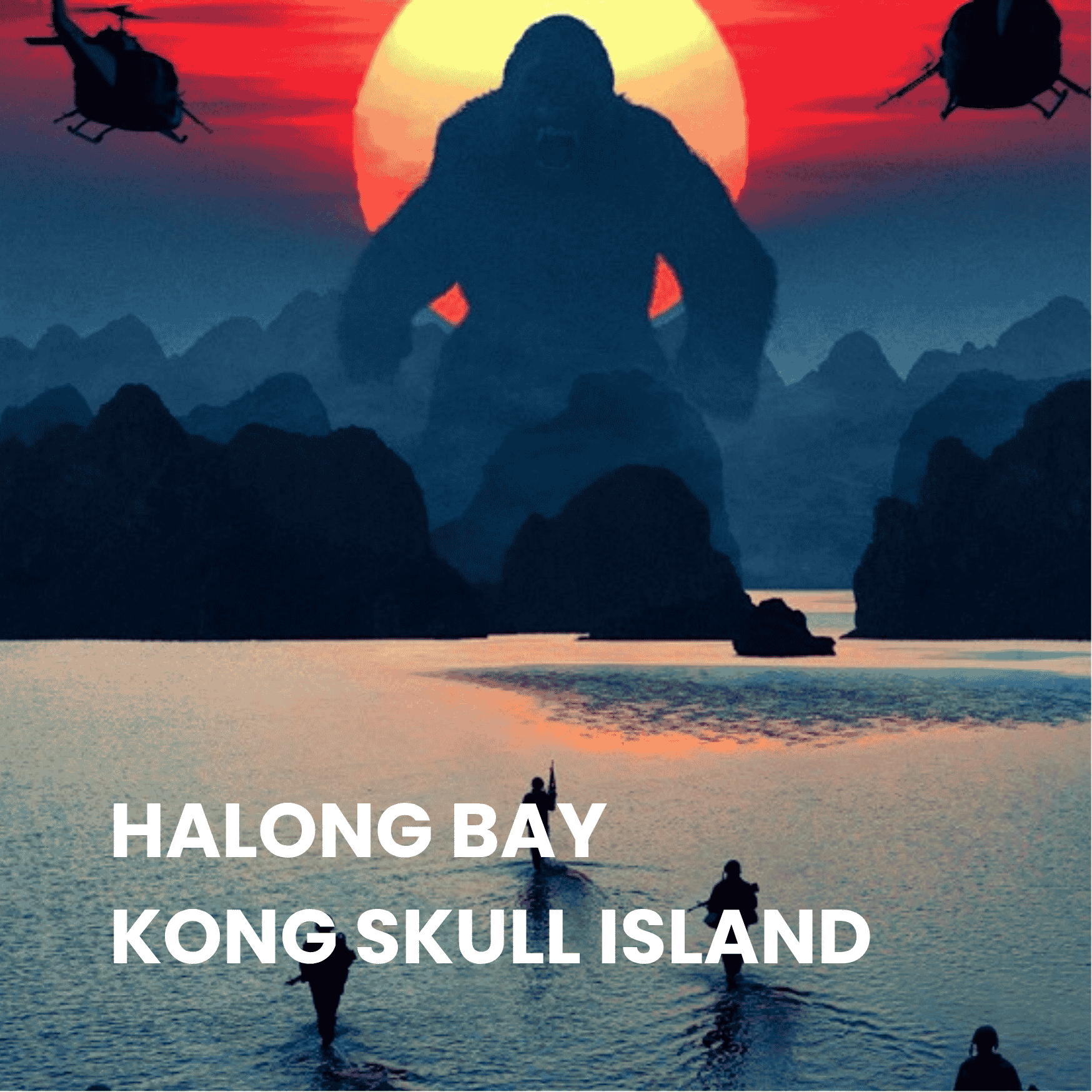 Dramatic and mysterious mist-shrouded peaks representing Kong Skull Island filming locations.
